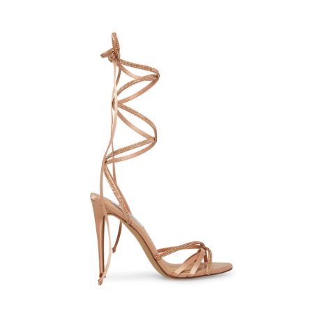 Brown Steve Madden Larisa Women's Heels Sandals | PH 8056ESY